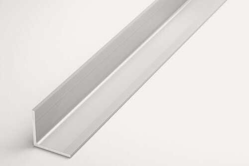 Изображение товара Уголок алюминиевый 20х20х1,0мм, длина 2м, Русский профиль, Анод серебро матовое, 2 шт