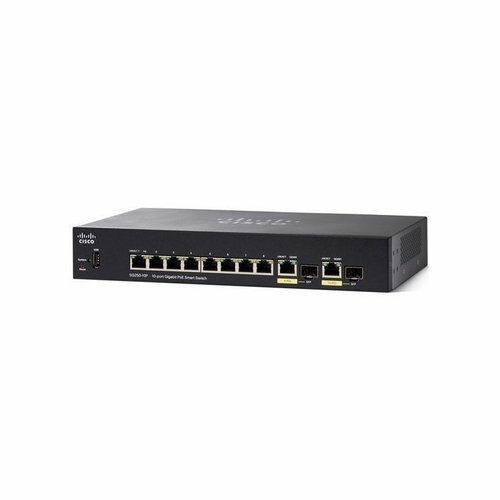 Коммутатор Cisco SG250-10P-K9-EU на 10 портов Gigabit PoE