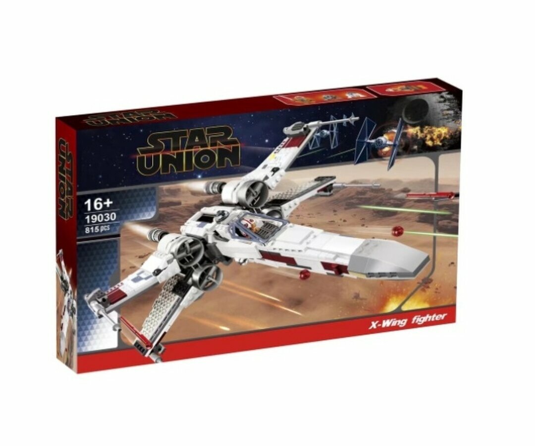 Конструктор/ Star Union/ Звездные войны/ Истребитель X-Wing/ 815 деталей/ 19030/ ребенку