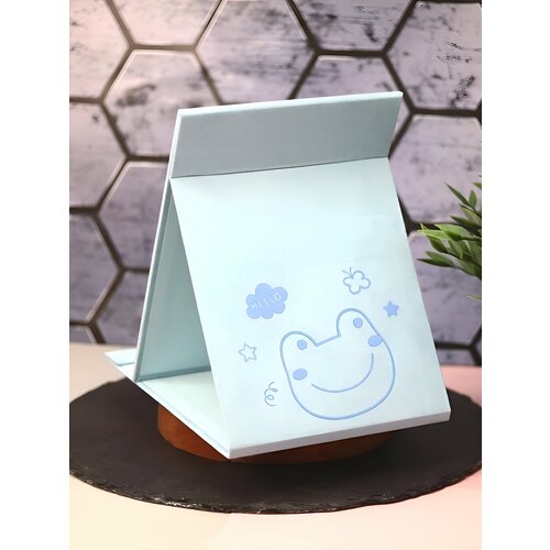 Зеркало для макияжа настольное складное Play with me blue 22х15 см 571₽