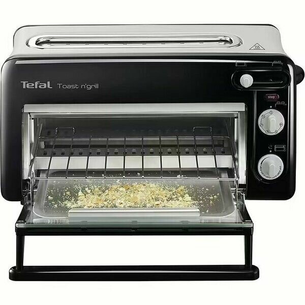 Тостер - гриль 2 в 1 Tefal Toast n'Grill 1300 Вт, черный