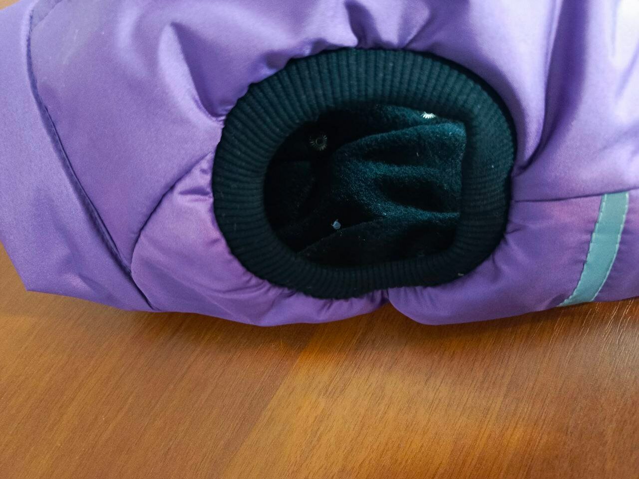 Жилетка для собак "Комфорт и стиль", демисезонная, фиолетовая, размер L — фото 1