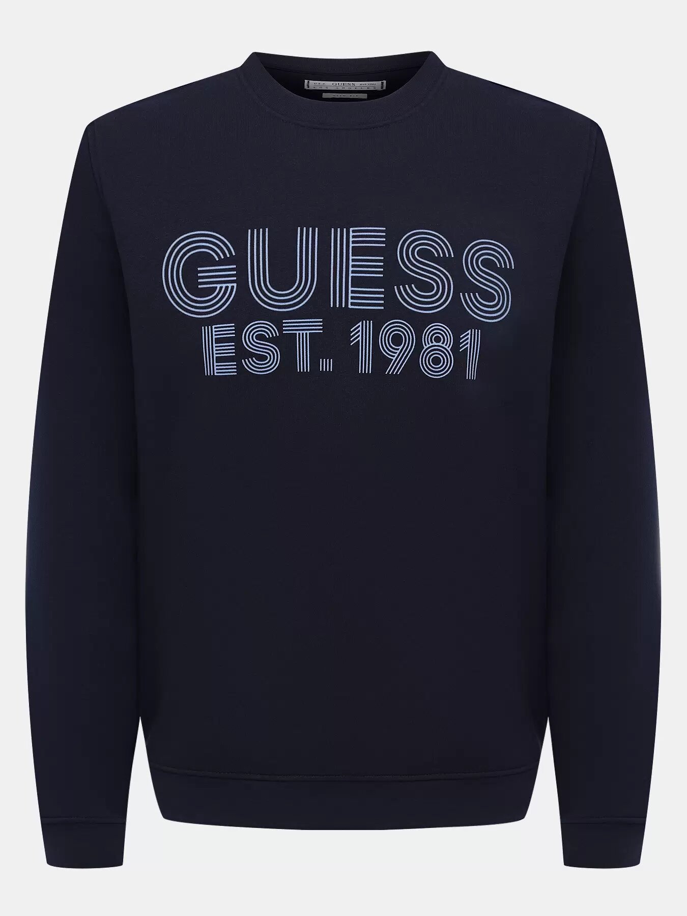 Свитшот GUESS, размер XXL, , темно-синий