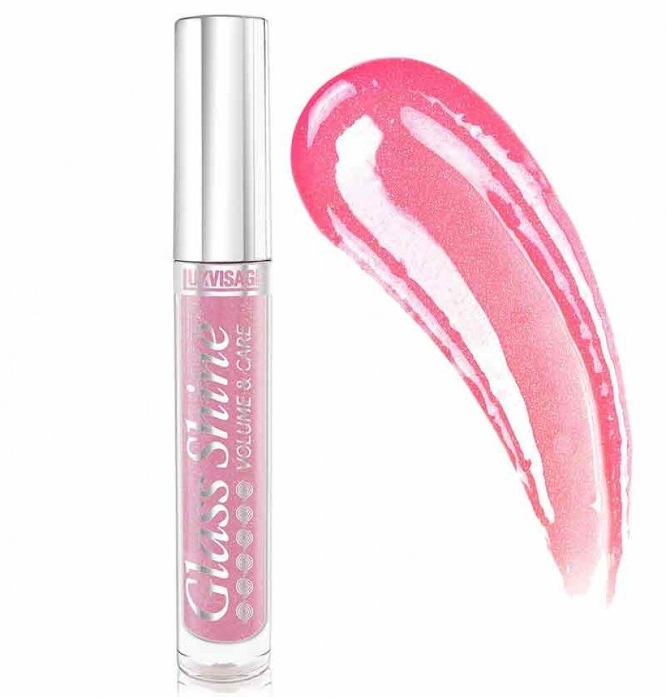 Блеск для губ LUXVISAGE Glass Shine тон 08, гипоаллергенный, для ежедневного применения