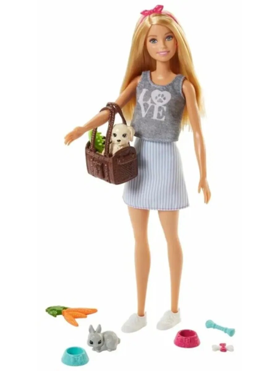 Кукла Барби с питомцами — фото 1