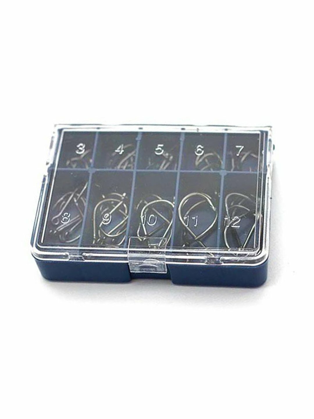 Удочки, 50 крючков в упаковке, размеры 3,4,5,6,7,8,9,10,11,12 — фото 1