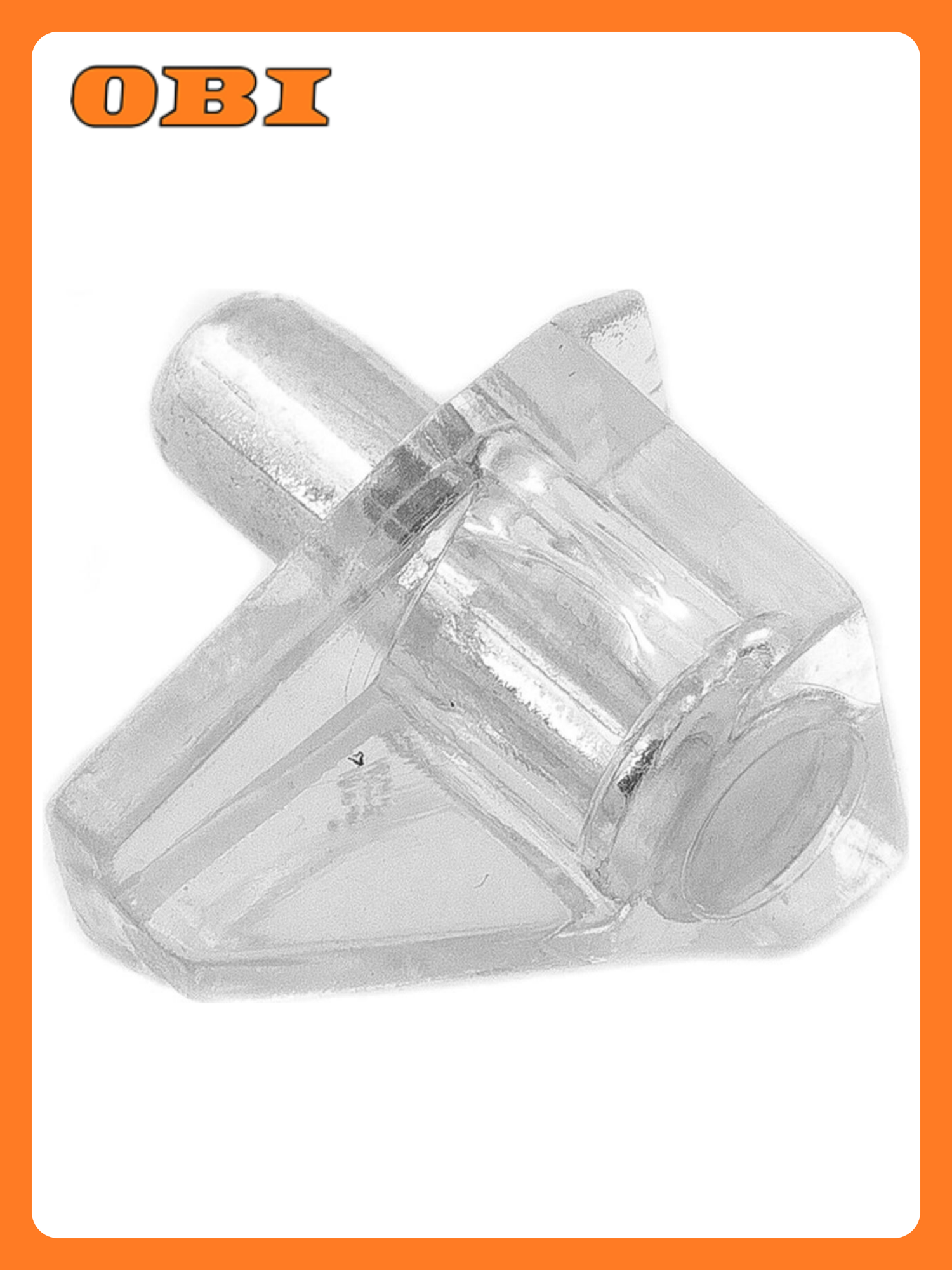 Мебельный стеклодержатель европартнер Element Г-образный прозрачный 5 мм 8 шт