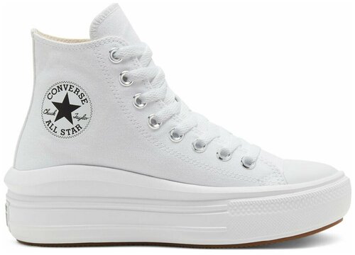 Кеды Converse Chuck Taylor All Star, летние, повседневные, размер 37, белый