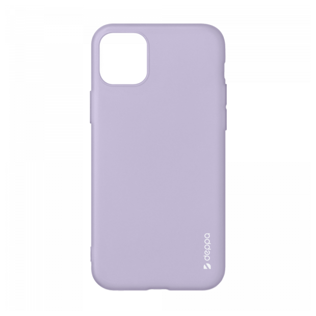 Чехол (клип-кейс) DEPPA Gel Color Case, для Apple iPhone 11, лаванда [87244] - фото №2