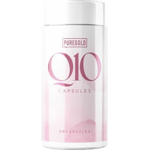 Коэнзим Q10 Pure Gold, 60 капсул / Антиоксидант для кожи, зрения, сердца, мозга, мышц / Для мужчин и женщин