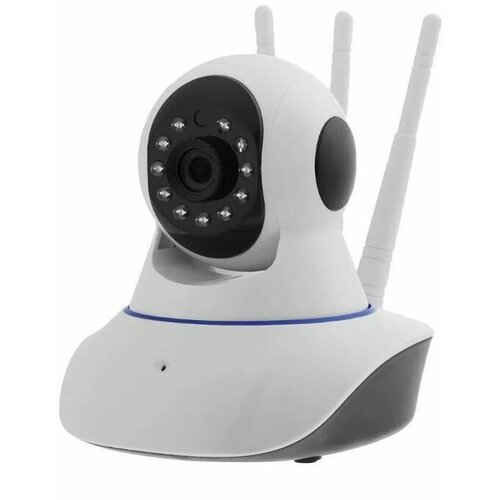 Беспроводная ip камера видеонаблюдения wifi 2 Мп 1920х1080 для дома с обзором 360 ночной съемкой и датчиком движения 190000₽