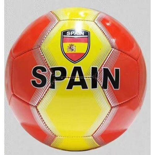 фото Мяч футбольный spain пвх 1 слой, размер 5, камера резиновая, машинная сшивка next sc-1pvc300-spa