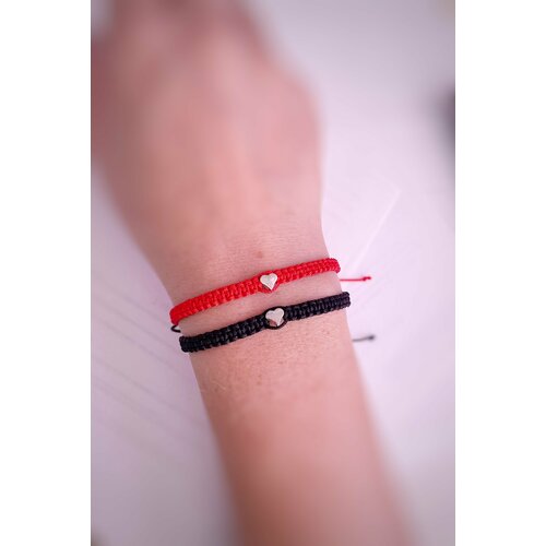 фото Плетеный браслет, черный нет бренда