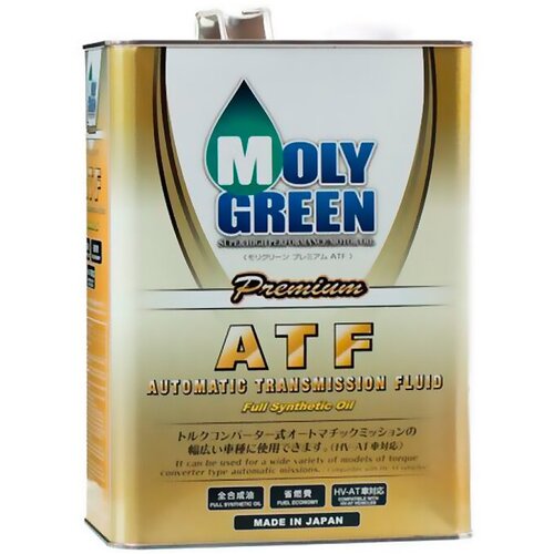 Трансмиссионное масло MOLYGREEN PREMIUM ATF 4 литра