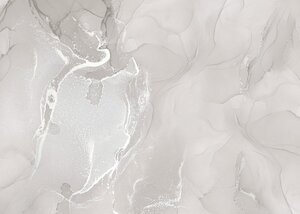 Моющиеся виниловые фотообои GrandPiK Фон мрамор серый, 380х270 см