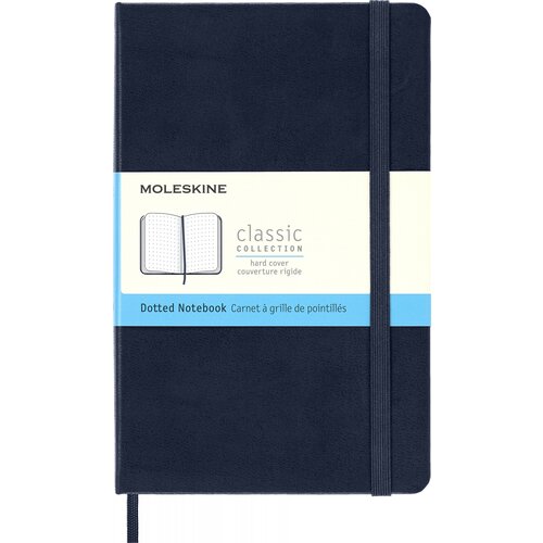 Блокнот Moleskine CLASSIC QP053B20 Medium 115x180мм 208стр. пунктир твердая обложка синий