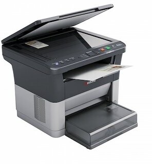 МФУ лазерное KYOCERA FS-1020MFP, ч/б, A4, черный/белый