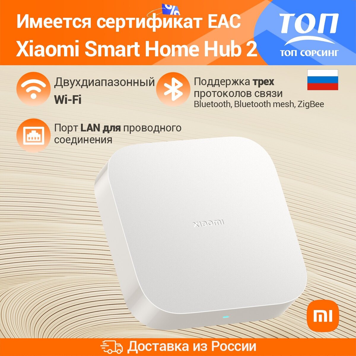 Датчик Xiaomi Центр управления умным домом Smart Home Hub 2 ZNDMWG04LM - фото №8