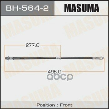 Шланг Тормозной Masuma T- /Front/ Camry Acv4#, Lexus Es350 Lh Masuma арт. BH5642