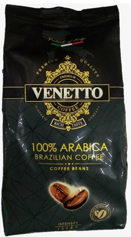 Кофе Venetto Arabica 100% в зёрнах 1 кг.