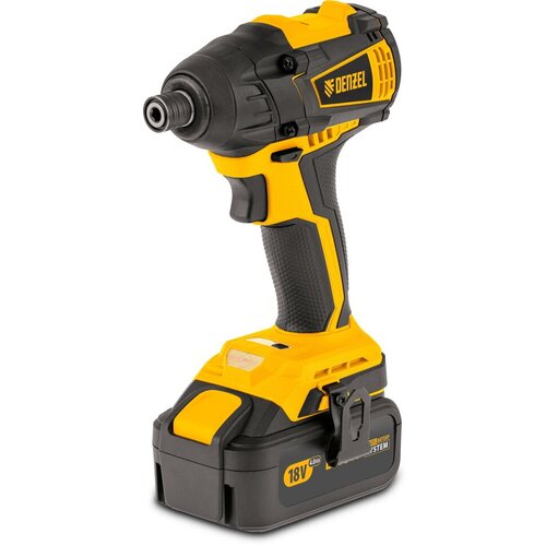 Винтоверт ударный аккумуляторный бесщеточный Denzel CID-IB-200 18В Li-Ion арт 26510 1459000₽