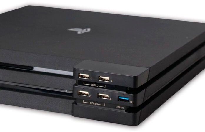 Концентратор (разветвитель) 5 портовый USB для PS4 Pro TP4-832