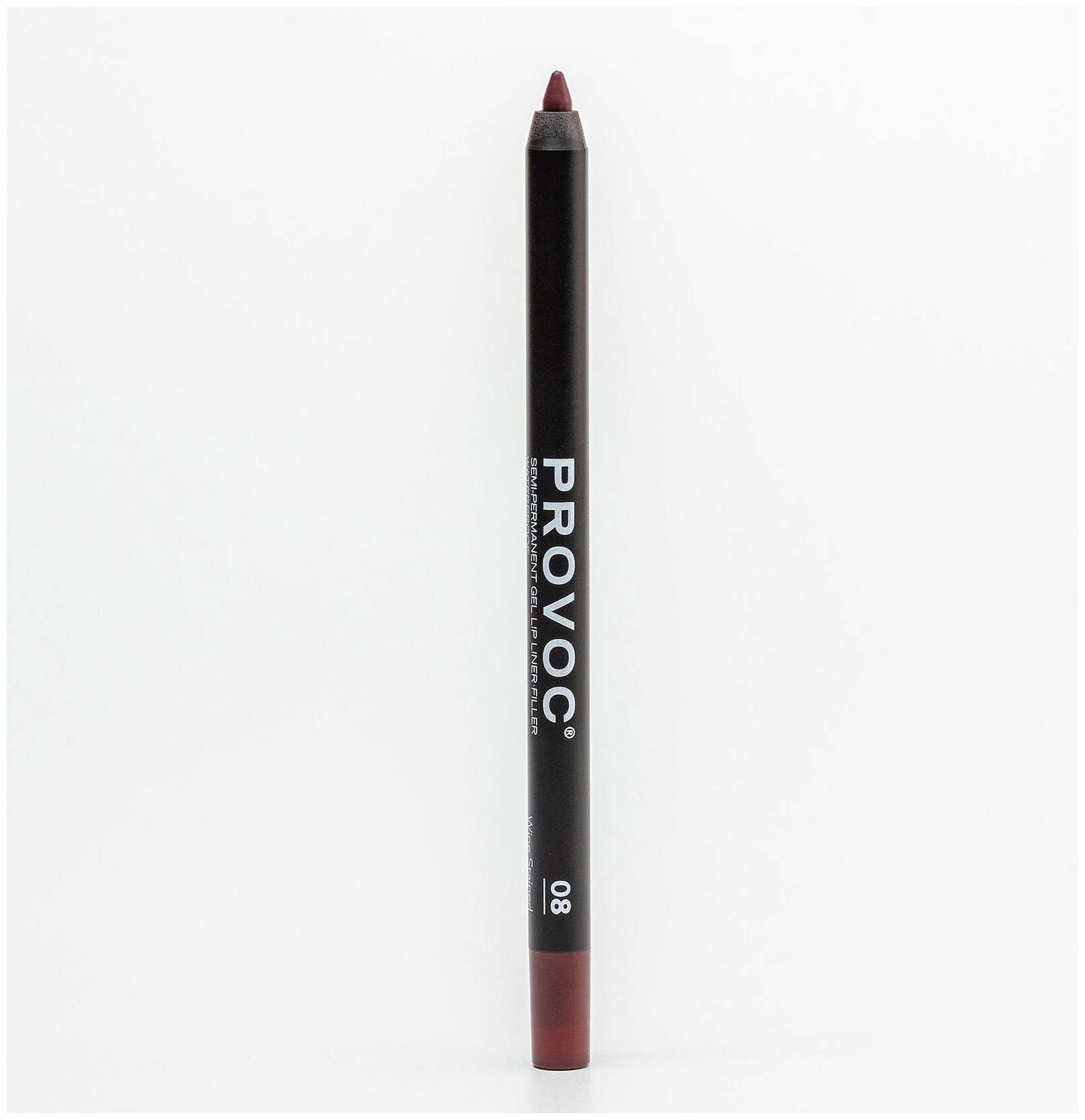 Provoc Gel Lip Liner 008 Wine Stained Гелевая подводка в карандаше для губ (цв. мерло)