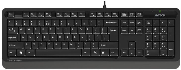 Клавиатура A4Tech Fstyler FK10 черный/серый USB (1147518) 1557520