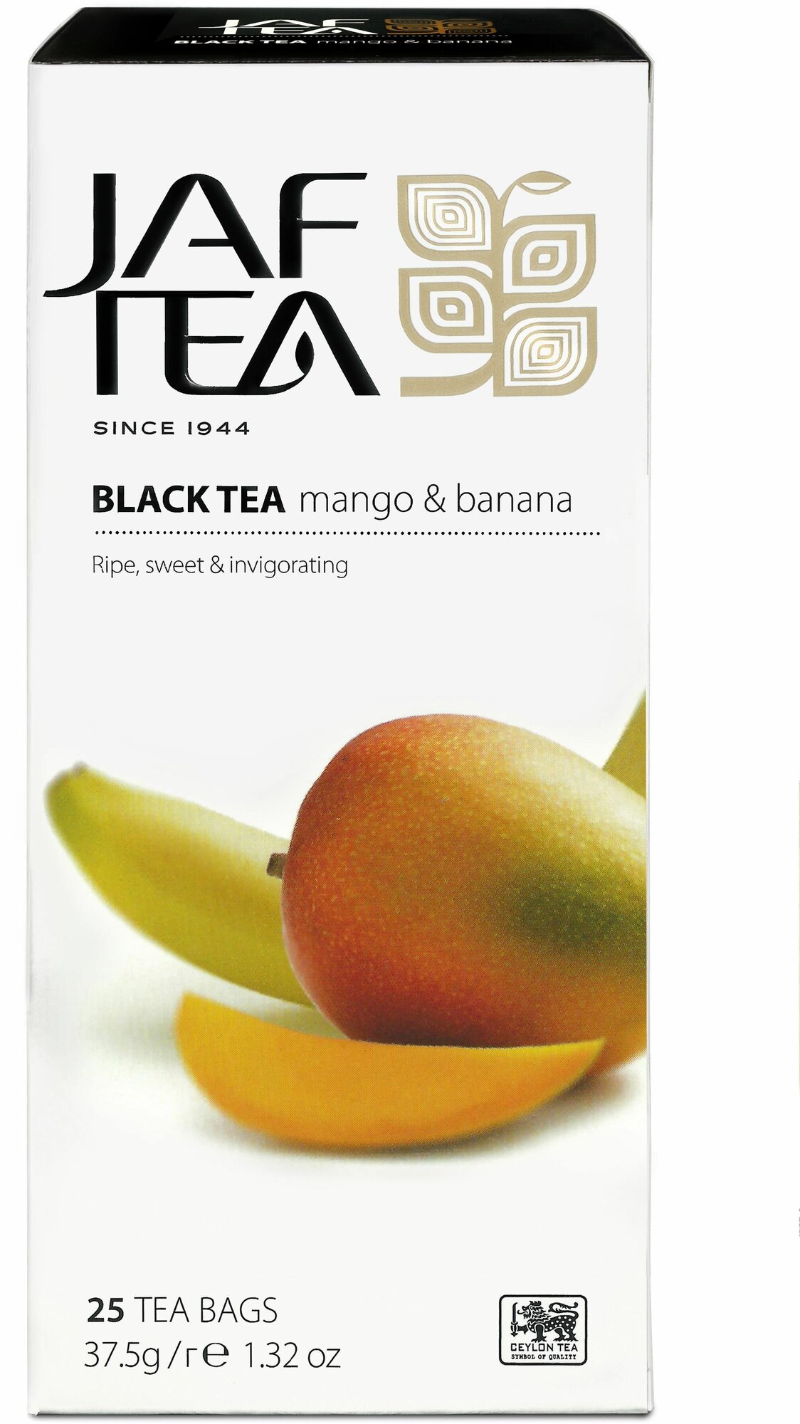 Чай чёрный JAF TEA Mango Banana с ароматом манго и банана, 25 пак.