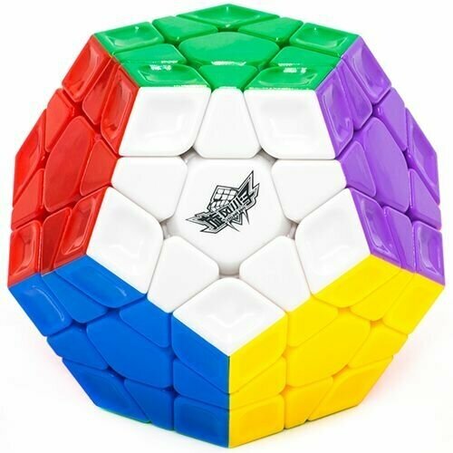 Головоломка Мегаминкс Рубика Cyclone Boys Megaminx 3x3х3 Rainbow / Цветной пластик