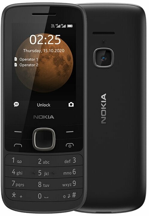 Сотовый телефон Nokia 225 4G Dual Sim Black