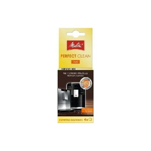 Таблетки для чистки от кофейных масел, Melitta, 4 таблетки