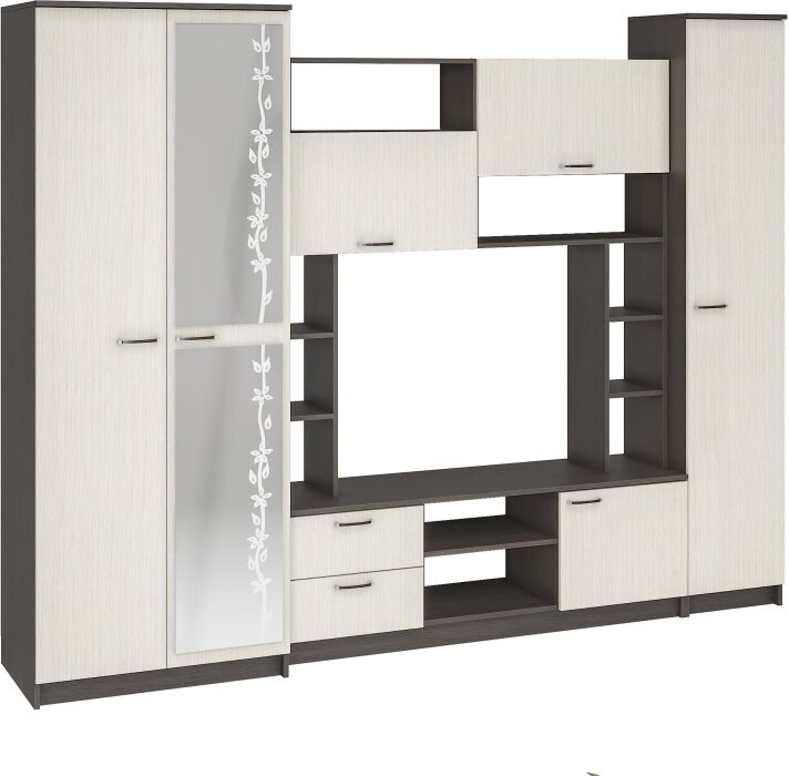 фото Готовая гостиная Woodville Марта-11 венге/дуб белфорд