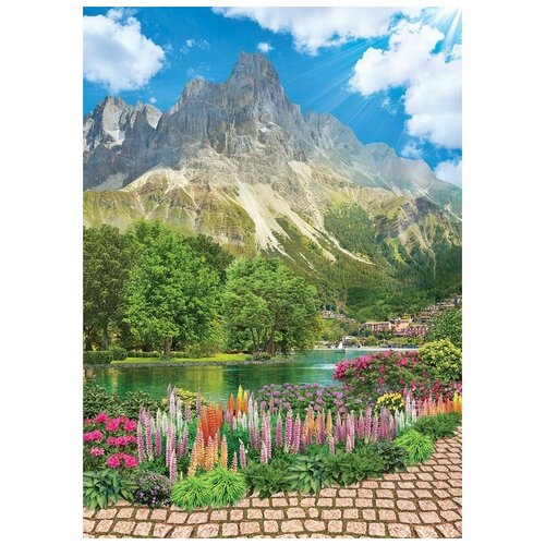 Люпины в горах Люкс фотообои ТП 8 л194х272см 800₽