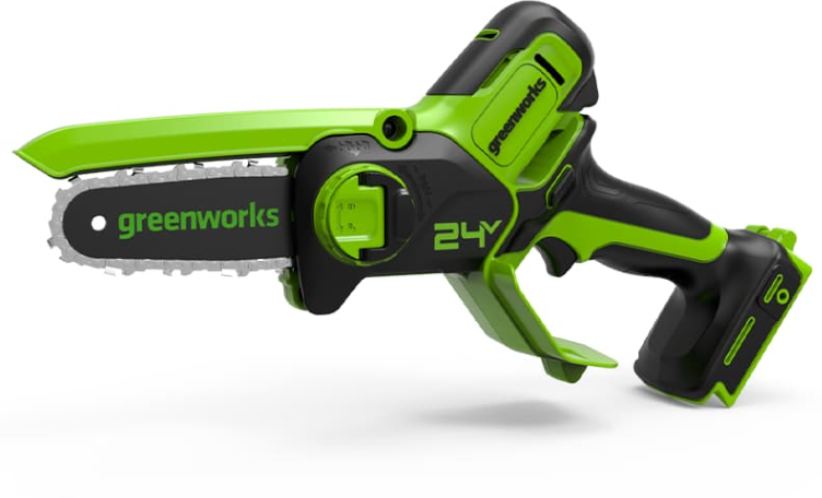 Мини пила цепная аккумуляторная GREENWORKS GD24CSMNX (2008707) (GREENWORKS)