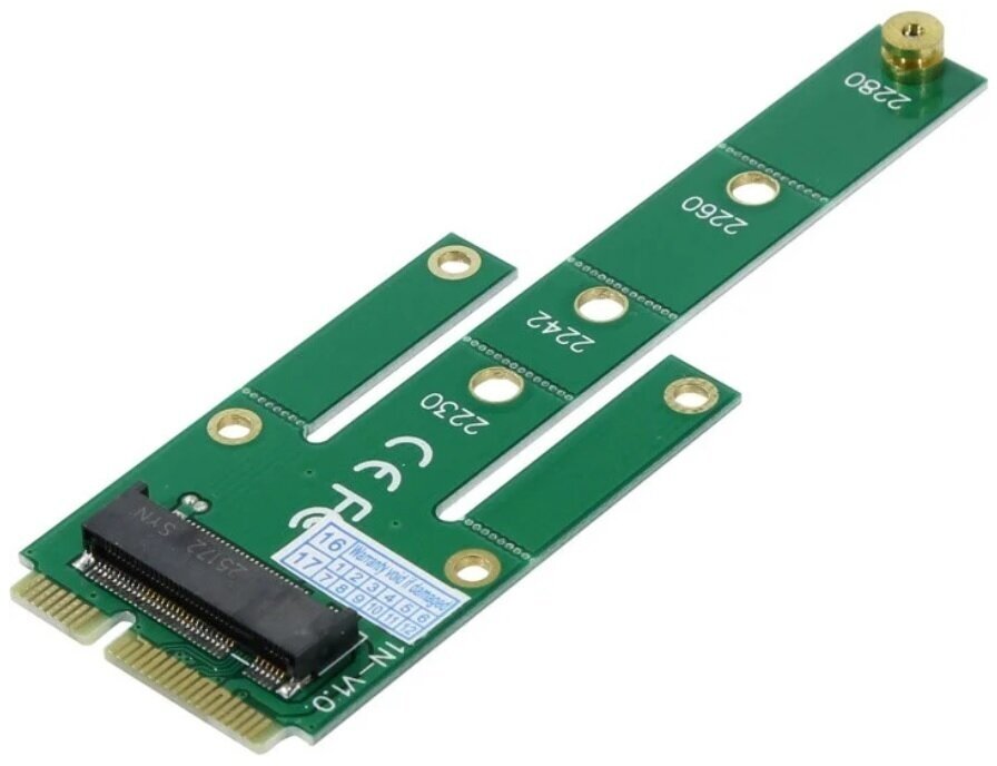 Переходник SSD mSATA на SSD M.2 эмулятор M.2