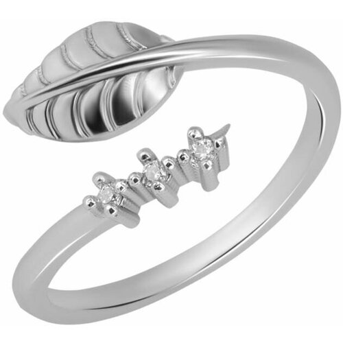 Кольцо OTOKODESIGN, безразмерное, серебряный кольцо otokodesign безразмерное серебряный черный