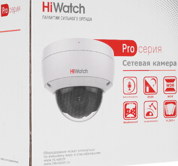 Видеокамера IP HIWATCH , 4 мм - фото №2