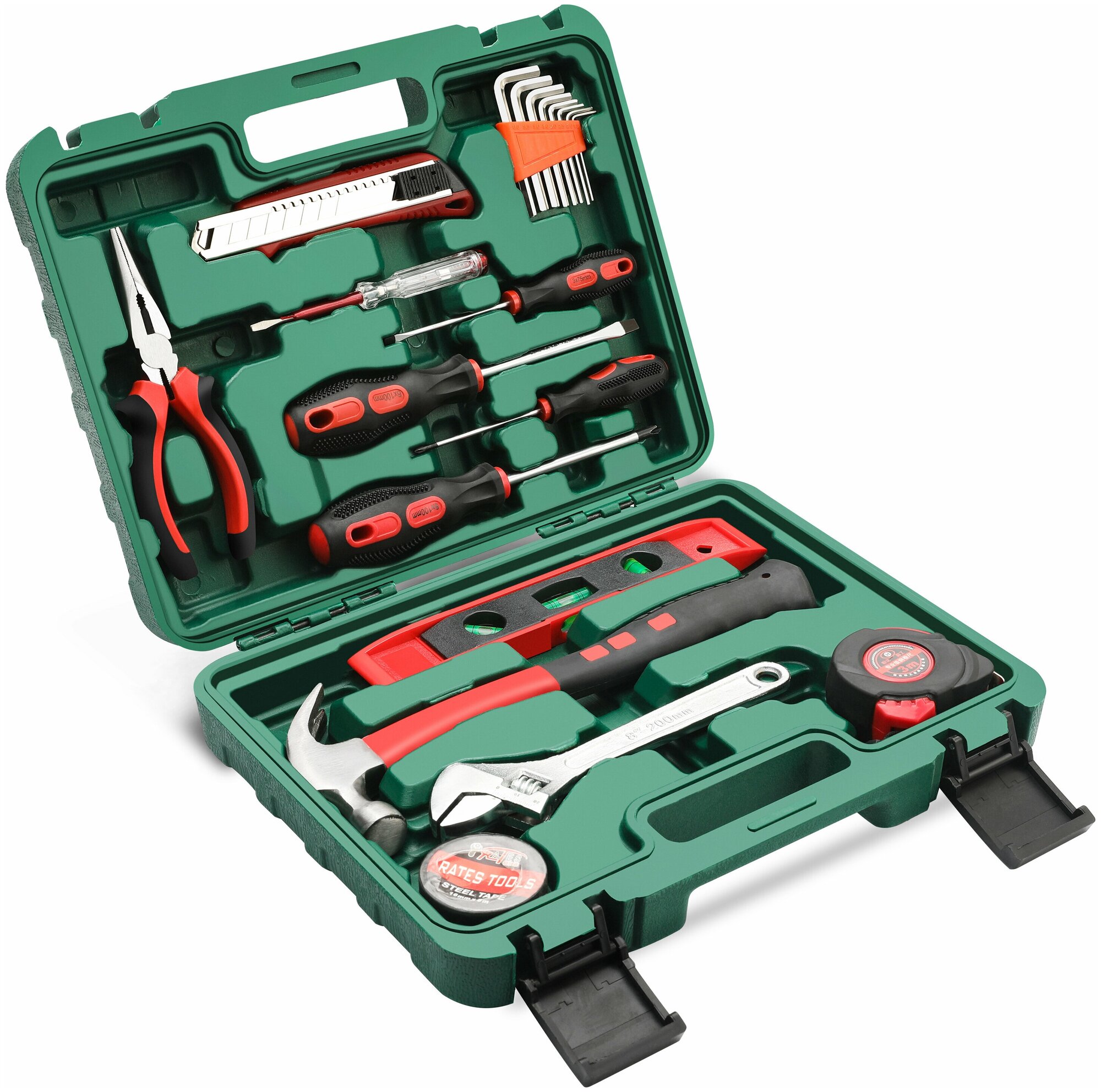 Набор инструментов для дома и автомобиля (20 предметов) GOODKING D-10020 ручной инструмент для ремонта дома в кейсе - фотография № 10