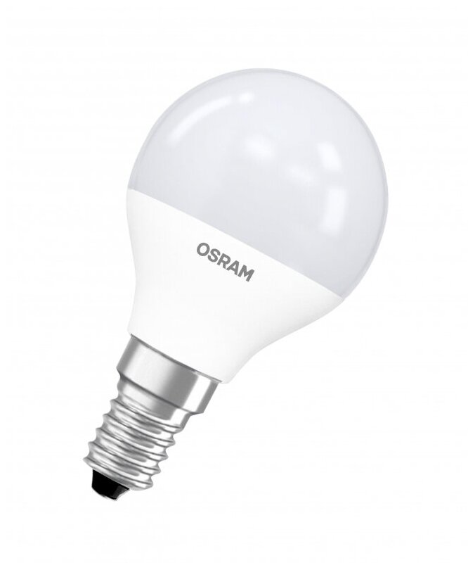 Лампа светодиодная LED Value LVCLP60 7SW/830 шар матовая E14 230В 10х1 RU OSRAM 4058075579620 - фотография № 5