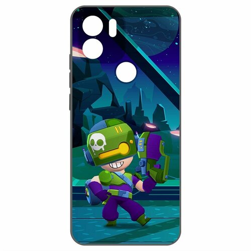 Чехол-накладка Krutoff Soft Case Brawl Stars - Контрабандистка Пенни для Xiaomi Poco C51 черный