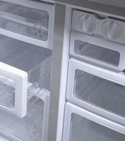 Холодильник Sharp SJEX93PBE, бежевый - фото №18