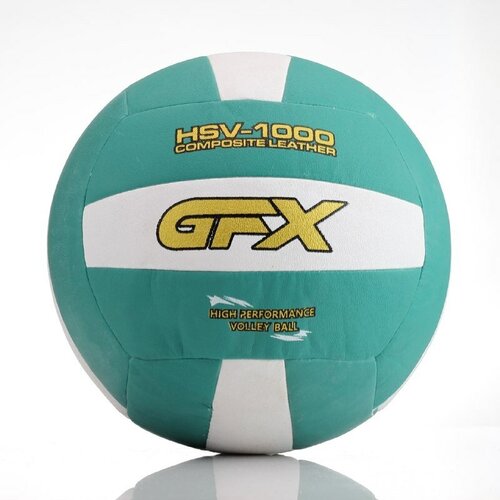 Мяч волейбольный GFX волейбольный мяч GFX. 4. Бирюзовый, 4 размер; белый, бирюзовый