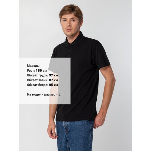 фото Футболка sol's, размер 5xl, черный