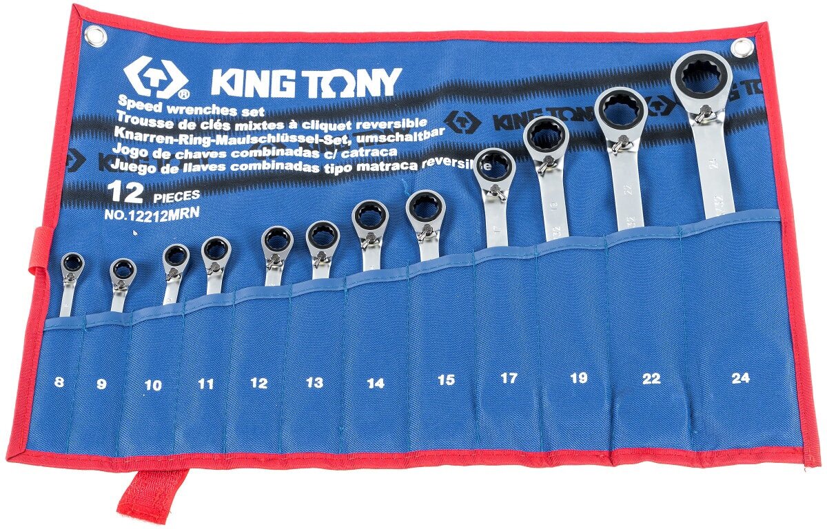 Набор ключей комбинированных King tony - фото №6