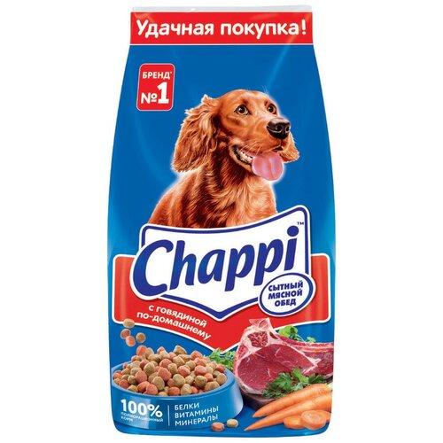 Chappi С говядиной по-домашнему с овощами и травами (2.5 кг) (3 штуки)