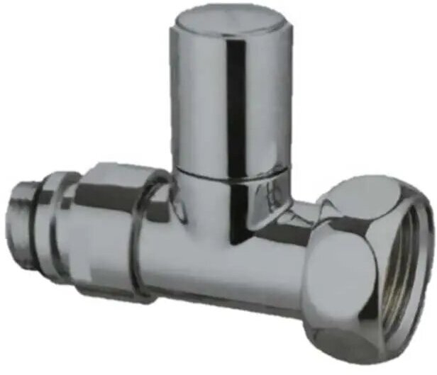 Кран для полотенцесушителя Gappo , прямой, хром,1/2"Мx3/4"F G475.0405