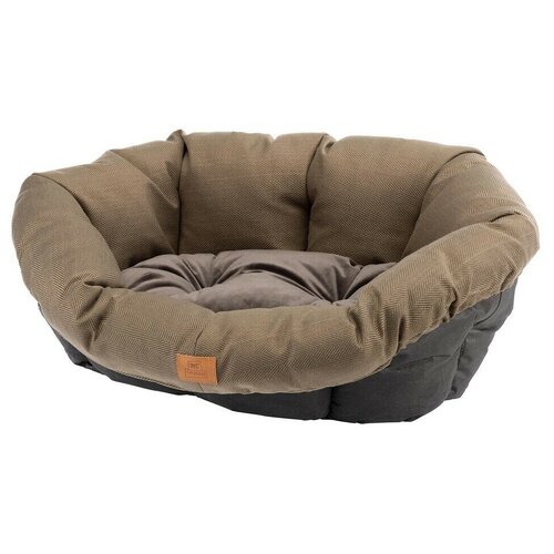 Запасная подушка Ferplast Sofa Tweed для лежака Siesta Deluxe для собак и кошек (Д 52 х Ш 39 x В 21 см, Коричневый)