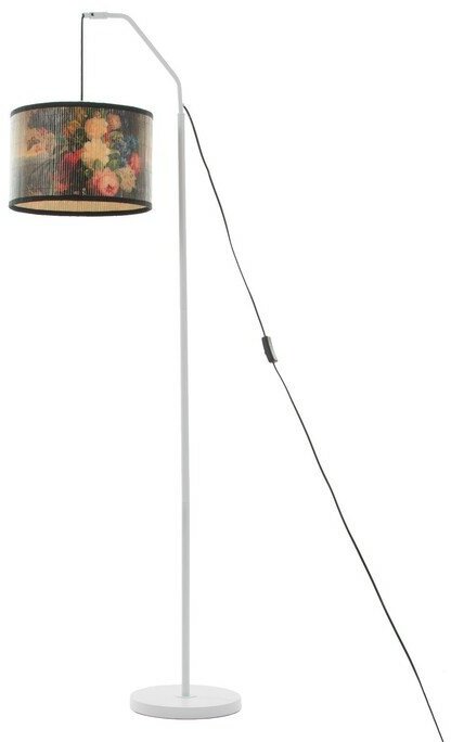 фото BayerLux Торшер "Медиум цветочный" Е27 40Вт белый22х22х155см модель F761TT-1297