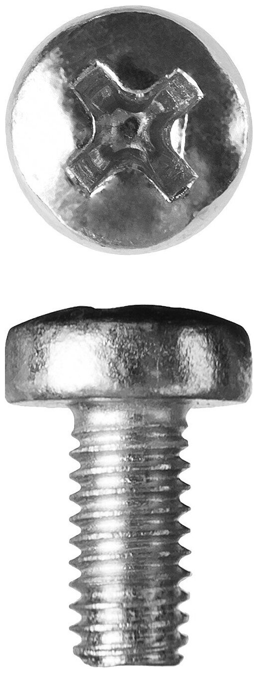ЗУБР DIN 7985 кл. пр. 4.8, M3 x 8 мм, винт с полусферической головкой, цинк, 5 кг (303150-03-008)
